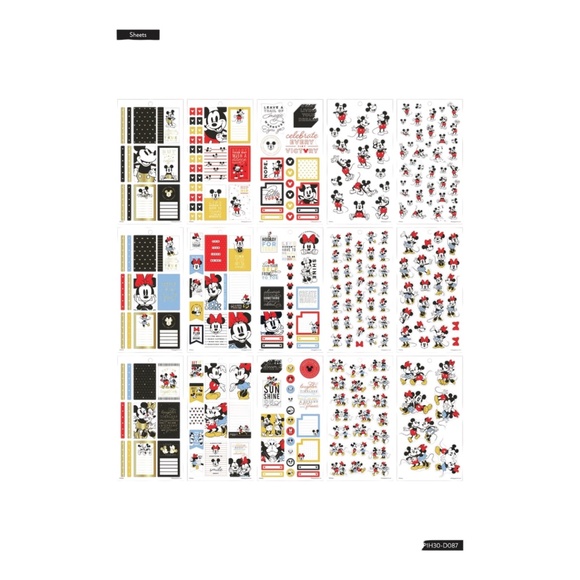 Happy Planner Disney Mickey & Friends Magic Plans Value Pack Stickers - Picture 2 of 3